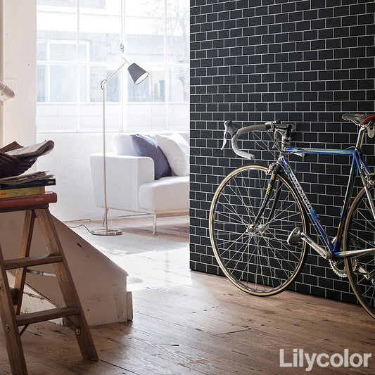 生のり付き【15mパック】国産壁紙 クロス / リリカラ / タイル柄 LV-2310