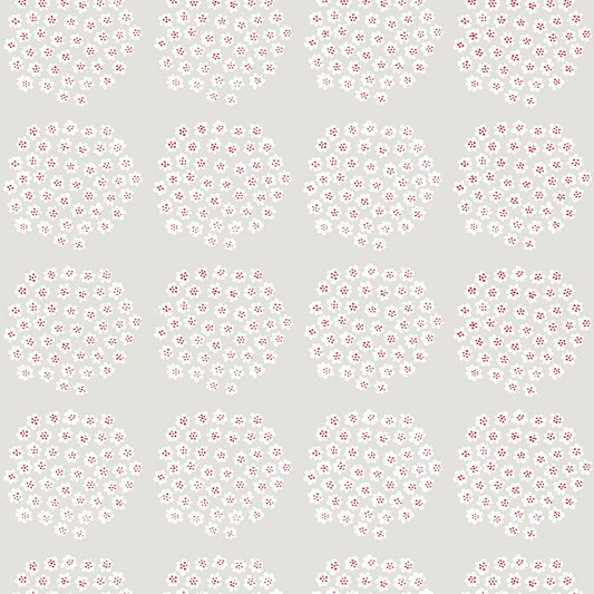 【サンプル】はがせる 壁紙 シール 「marimekko × NU WALLPAPER」Grey Puketti Peel and Stick Wallpaper / MKS4496
