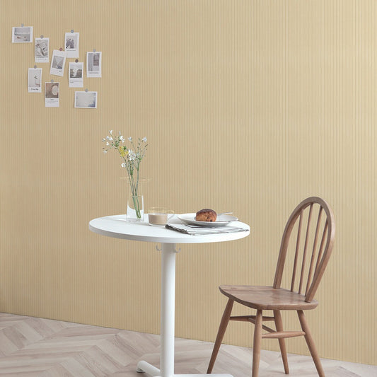 はがせる壁紙 のりなしタイプ Mon Sucrier メルヘンパターン チョコスティック (49cm×3mサイズ) NMS-CH01 バニラ