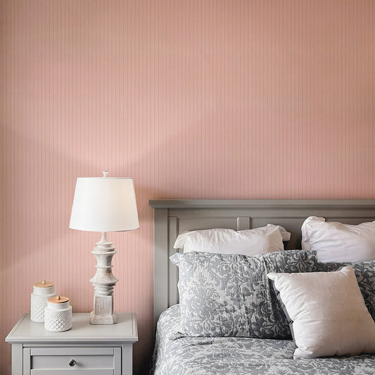 はがせる壁紙 のりなしタイプ Mon Sucrier メルヘンパターン チョコスティック (49cm×3mサイズ) NMS-CH02 ストロベリー