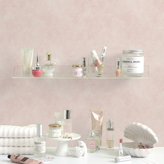 はがせる壁紙 のりなしタイプ Mon Sucrier カラーモルタル (49cm×2.5mサイズ) NMS-MT04 ピンクグレージュ