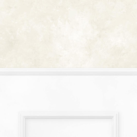【サンプル】はがせる壁紙 のりなしタイプ パネリングカラーモルタル NMS-MTP01 エクリュ×ホワイトスクエア