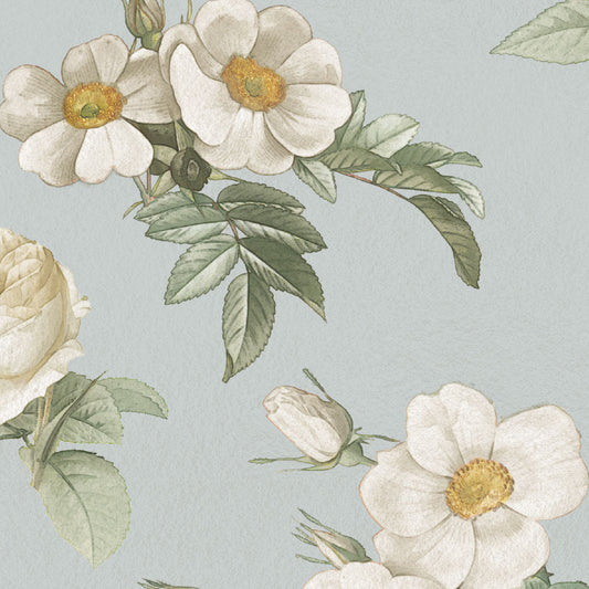 【サンプル】はがせる壁紙 のりなしタイプ Mon Sucrier 花柄 シークレットガーデン NMS-SG02 ルフナ