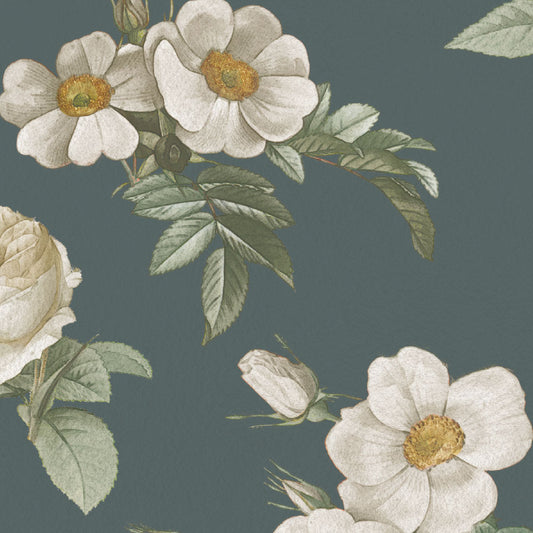 【サンプル】はがせる壁紙 のりなしタイプ Mon Sucrier 花柄 シークレットガーデン NMS-SG03 ディンブラ