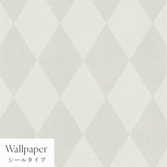 【サンプル】はがせる壁紙 シールタイプ Mon Sucrier メルヘンパターン ワンダーランド TMS-WL02 ホワイトクイーン