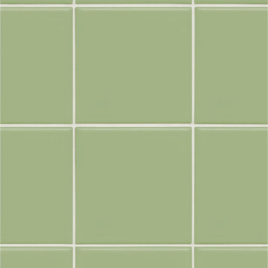 【サンプル】はがせる壁紙 のりなしタイプ Mon Sucrier マテリアルパターン スクエアタイル NMS-ST03 ピスタチオ