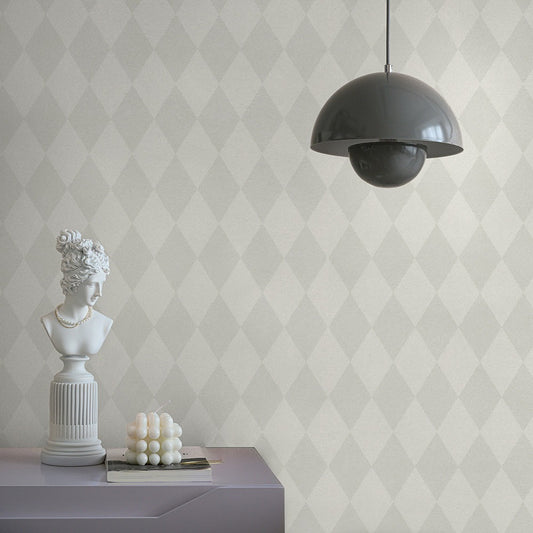 はがせる壁紙 のりなしタイプ Mon Sucrier メルヘンパターン ワンダーランド (49cm×2.5mサイズ) NMS-WL02 ホワイトクイーン