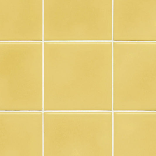 【サンプル】はがせる壁紙 のりなしタイプ ナチュラルタイル NKH-NT05 イエロー