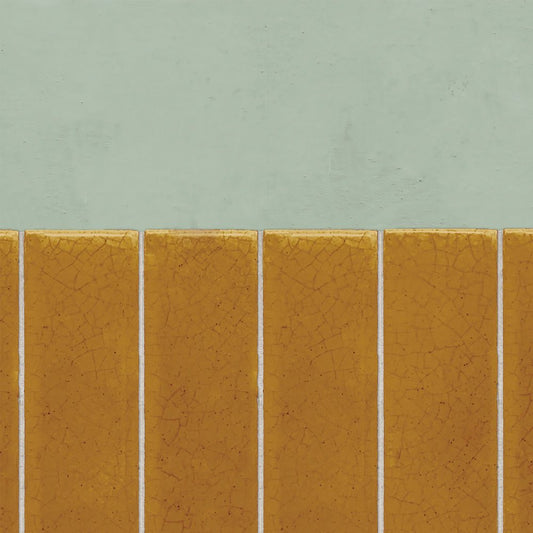 【サンプル】はがせる壁紙 のりなしタイプ セパレートカラーウォール NKH-SW02 セージ×キャラメル