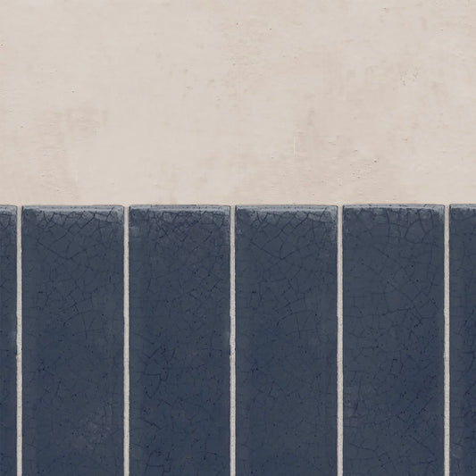 【サンプル】はがせる壁紙 のりなしタイプ セパレートカラーウォール NKH-SW03 グレージュ×ネイビー