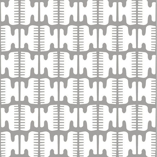 【サンプル】はがせる 壁紙 シール 「BLACK PEPPER PAPERIE × NU WALLPAPER」Grey Shift / BPS4052