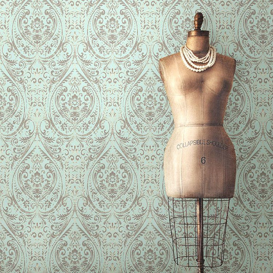 はがせる 壁紙 シール 「NU WALLPAPER」 Nomad Damask Peel and Stick Wallpaper / NU2079