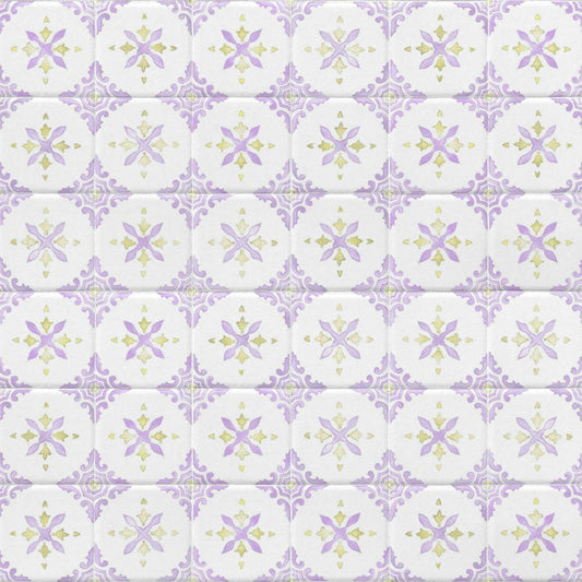 【サンプル】貼ってはがせる 床リメイクシート「Hatte me Floor (ハッテミーフロア)」オーアタイル / アメジスト