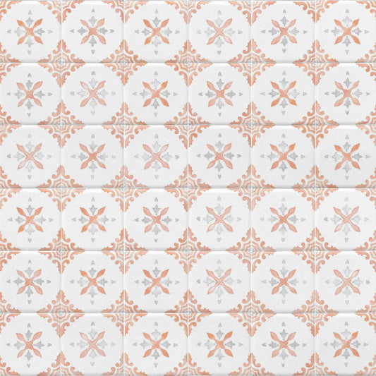 【サンプル】貼ってはがせる 床リメイクシート「Hatte me Floor (ハッテミーフロア)」オーアタイル / コンクシェル