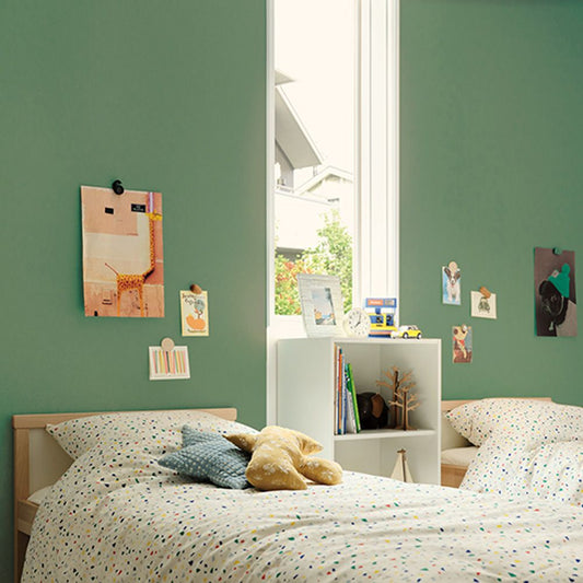 生のり付き【30mパック】国産壁紙 クロス / サンゲツ / グリーン RE-55150 FE-76215