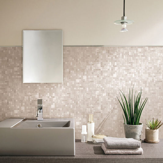 生のり付き【10mパック】国産壁紙 クロス / サンゲツ / タイル柄 RE-55666 FE-76631