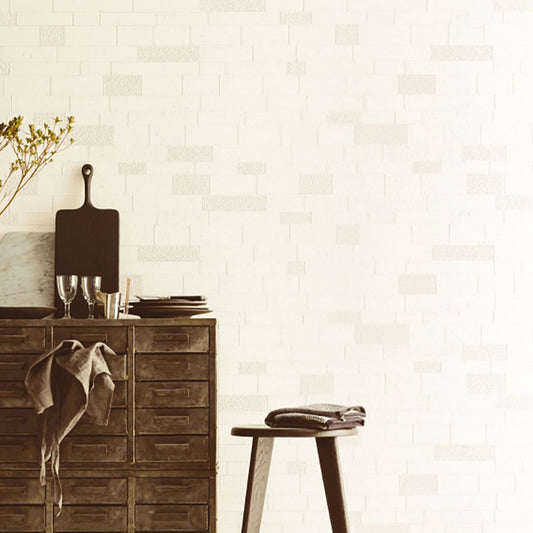 生のり付き【30mパック】国産壁紙 クロス / サンゲツ / タイル柄 RE-55675 FE-76641