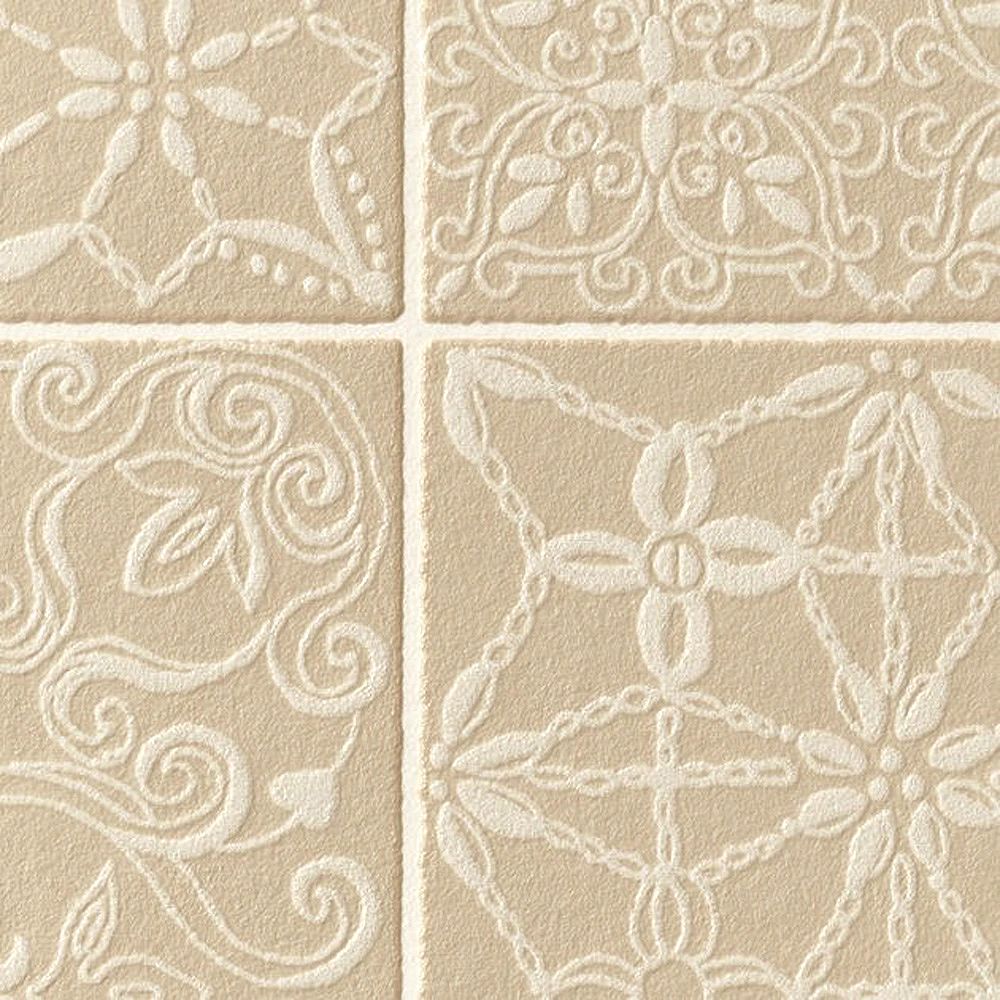 サンプル】国産壁紙 クロス / サンゲツ / タイル柄 RE-55918 FE-76632