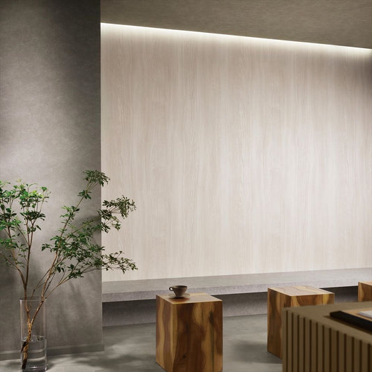 RF-3054 壁紙 のり付き クロス / ルノン / フレッシュ ホワイト木目【15mパック】