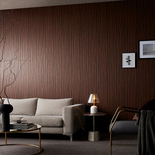 RF-3055 壁紙 のり付き クロス / ルノン / フレッシュ ダーク木目【10mパック】