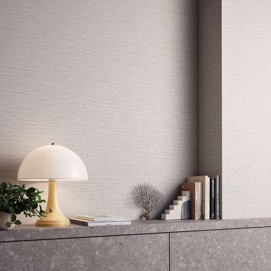 RF-3181 壁紙 のりなし クロス / ルノン / フレッシュ グレーの無地【50m巻】