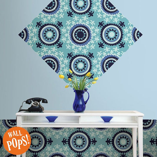 ウォールステッカー WALL POPS! / ウォールポップス Blox, Dots & Stripes Malaya / WPB96807