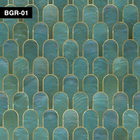 【切売】輸入壁紙 NLXL LAB 3 NIZWA WALLPAPER BY BETHAN GRAY JADE / BGR-01