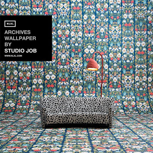 輸入壁紙 NLXL ARCHIVES WALLPAPER BY STUDIO JOB / Withered Flowers Color JOB-07