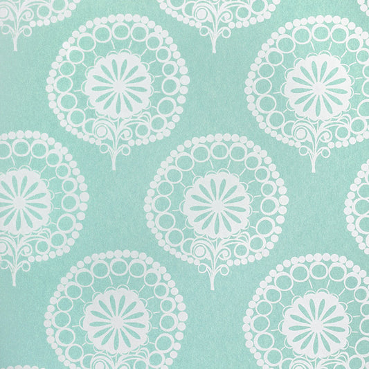 【切売】輸入壁紙 Texdecor CASAMANCE / テックスデコ ブルー ダマスク / T-blue Damask / 111207