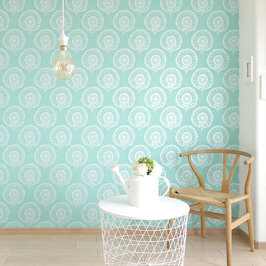 輸入壁紙 Texdecor CASAMANCE / テックスデコ ブルー ダマスク / T-blue Damask / 111207