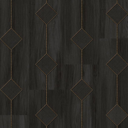 輸入壁紙 NLXL CANE WEBBING / DIAMOND WEBBING BLACK BY MR & MRS VINTAGE MRV-19