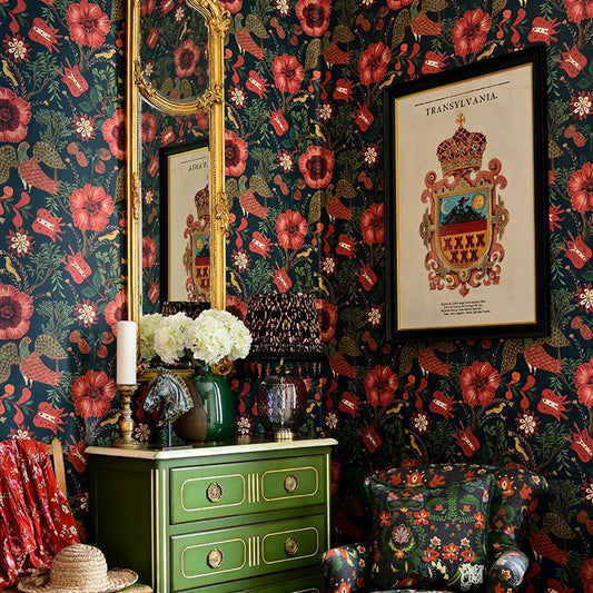 輸入壁紙 MINDTHEGAP / マインド・ザ・ギャップ / FOLK SZEKELY Dark / WP20543