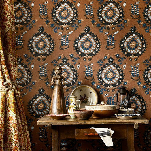 輸入壁紙 MINDTHEGAP / マインド・ザ・ギャップ / FLOURISH Sienna / WP20544