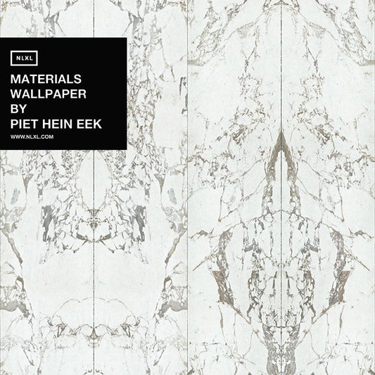 輸入壁紙 NLXL MATERIALS WALLPAPER BY PIET HEIN EEK WHITE MARBLE WALLPAPER / PHM-40A&PHM-40B 【2本セット】