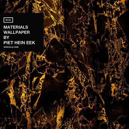 輸入壁紙 NLXL MATERIALS WALLPAPER BY PIET HEIN EEK BLACK METALLIC MARBLE WALLPAPER / PHM-70