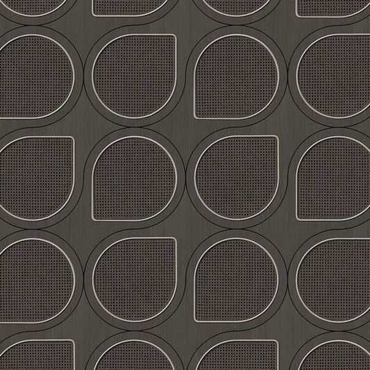 輸入壁紙 NLXL CANE WEBBING / DROPS WEBBING BLACK BY STUDIO RODERICK VOS VOS-13