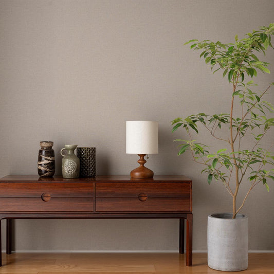 生のり付き【1m単位切り売り】お買い得 国産壁紙 クロス / ルノン / ブラウン・グレージュ RM-877