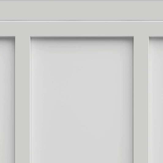 【サンプル】はがせる壁紙 シールタイプ Room No.0 ローワーウォールシート Lower wall sheet バッテンウォール TRN-LWS08 ライトグレー