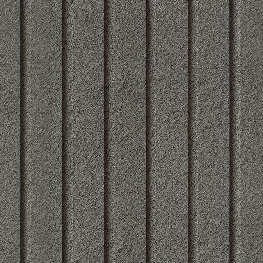 サンプル はがせる壁紙 のりなしタイプ Room No.0 リブコンクリート NRN-RC01 グレー