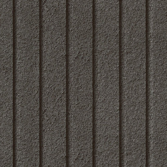 サンプル はがせる壁紙 のりなしタイプ Room No.0 リブコンクリート NRN-RC02 ダークグレー