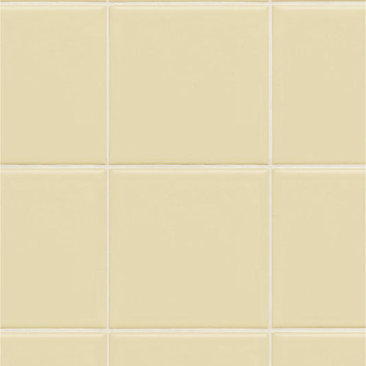 【サンプル】はがせる壁紙 のりなしタイプ レトロトレ タイル レトロポップ NRT-ST04 スクエアタイル / レトロホワイト