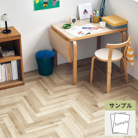 【サンプル】 フロアタイル サンゲツ ウッド ウォッシュドオーク WD-2117