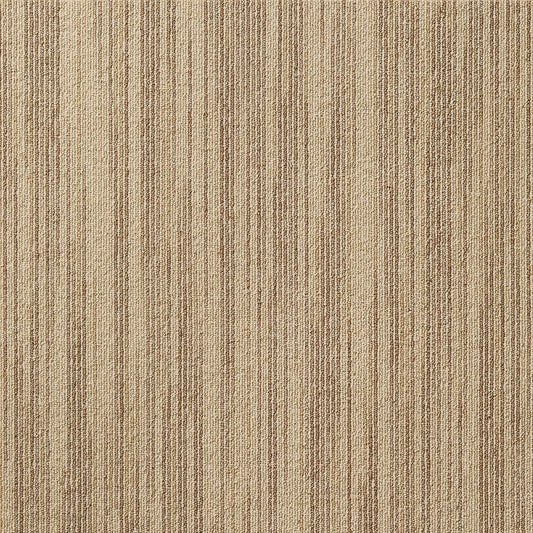 【サンプル】洗えるタイルカーペット 東リ ファブリックフロア スクエア4200 スズカスリ FF4201 白茶絣 吸着タイプ 床暖房対応