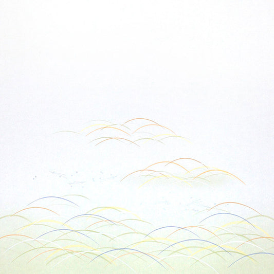 はじめてのふすま貼り替えセット のりナシふすま紙2枚+施工道具+のり SF-901(つゆ草)