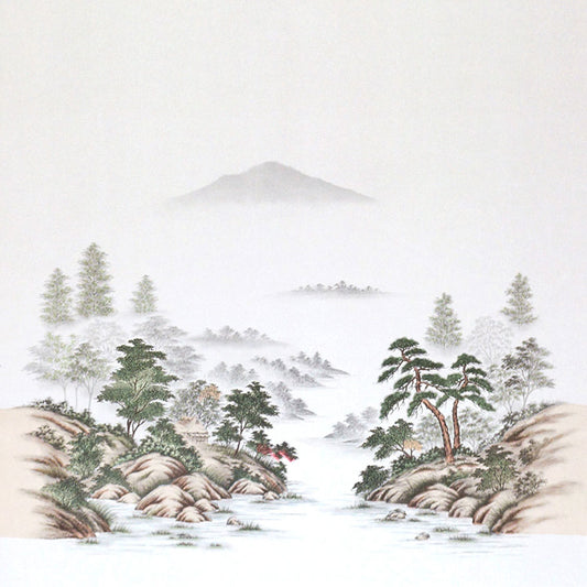 はじめてのふすま貼り替えセット のりナシふすま紙2枚+施工道具+のり SF-904(松山水)