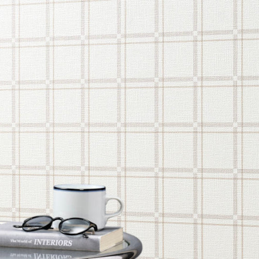 生のり付き【15mパック】お買い得 国産壁紙 クロス / シンコール / チェック SLP-401