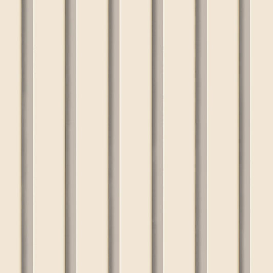 サンプル はがせる壁紙 のりなしタイプ SLOW TiME スラットウォール ニュアンスカラー NST-SNC02 クリームベージュ