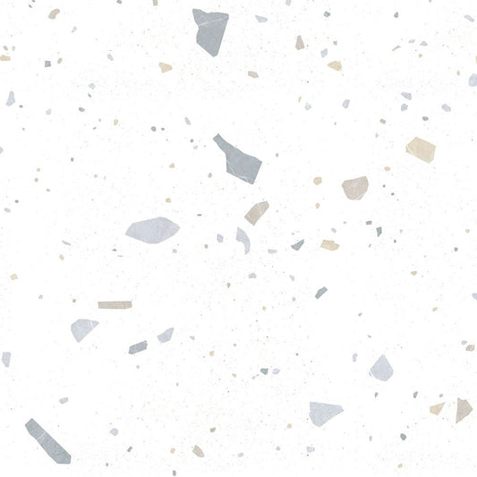 サンプル はがせる壁紙 のりなしタイプ SLOW TiME テラゾ NST-TZ02 ブルー