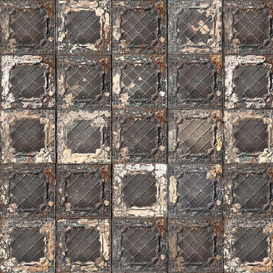 【切売】輸入壁紙 NLXL BROOKLYN TINS BY MERCI(Holland) TIN-07