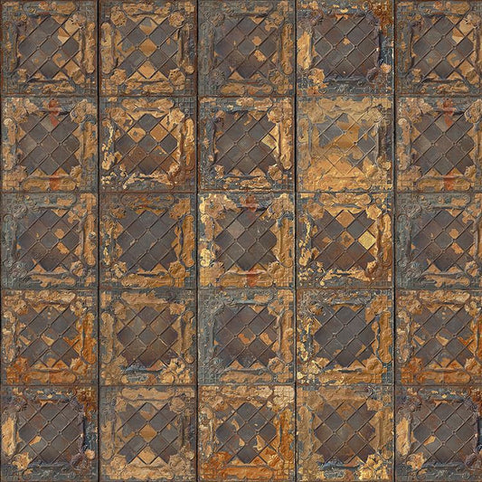 【切売】輸入壁紙 NLXL BROOKLYN TINS BY MERCI(Holland) TIN-08